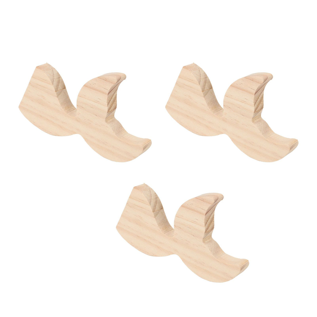 Wooden Whale & Fish Craft Shapes — 3-Piece Set — product image 2