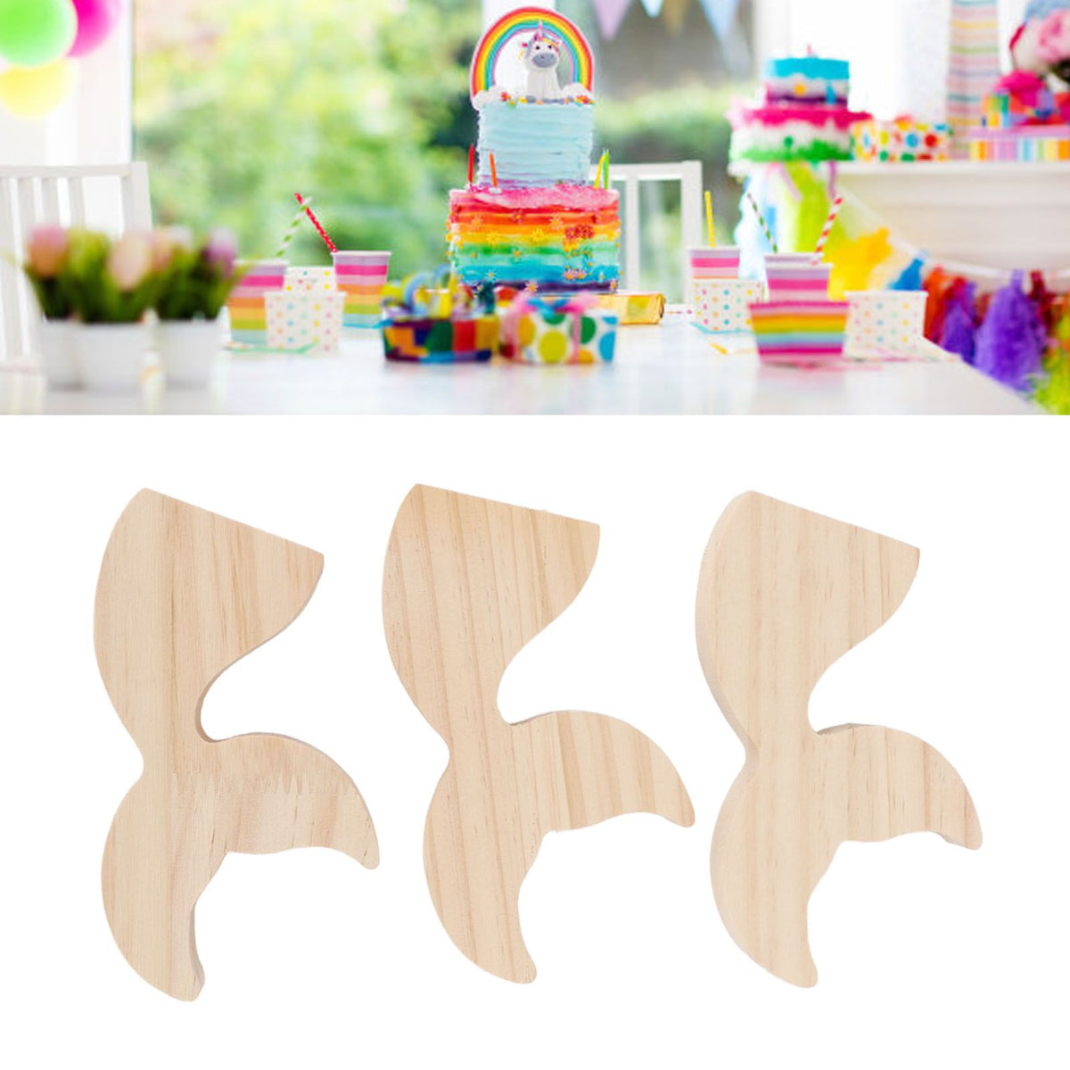 Wooden Whale & Fish Craft Shapes — 3-Piece Set — product image 11