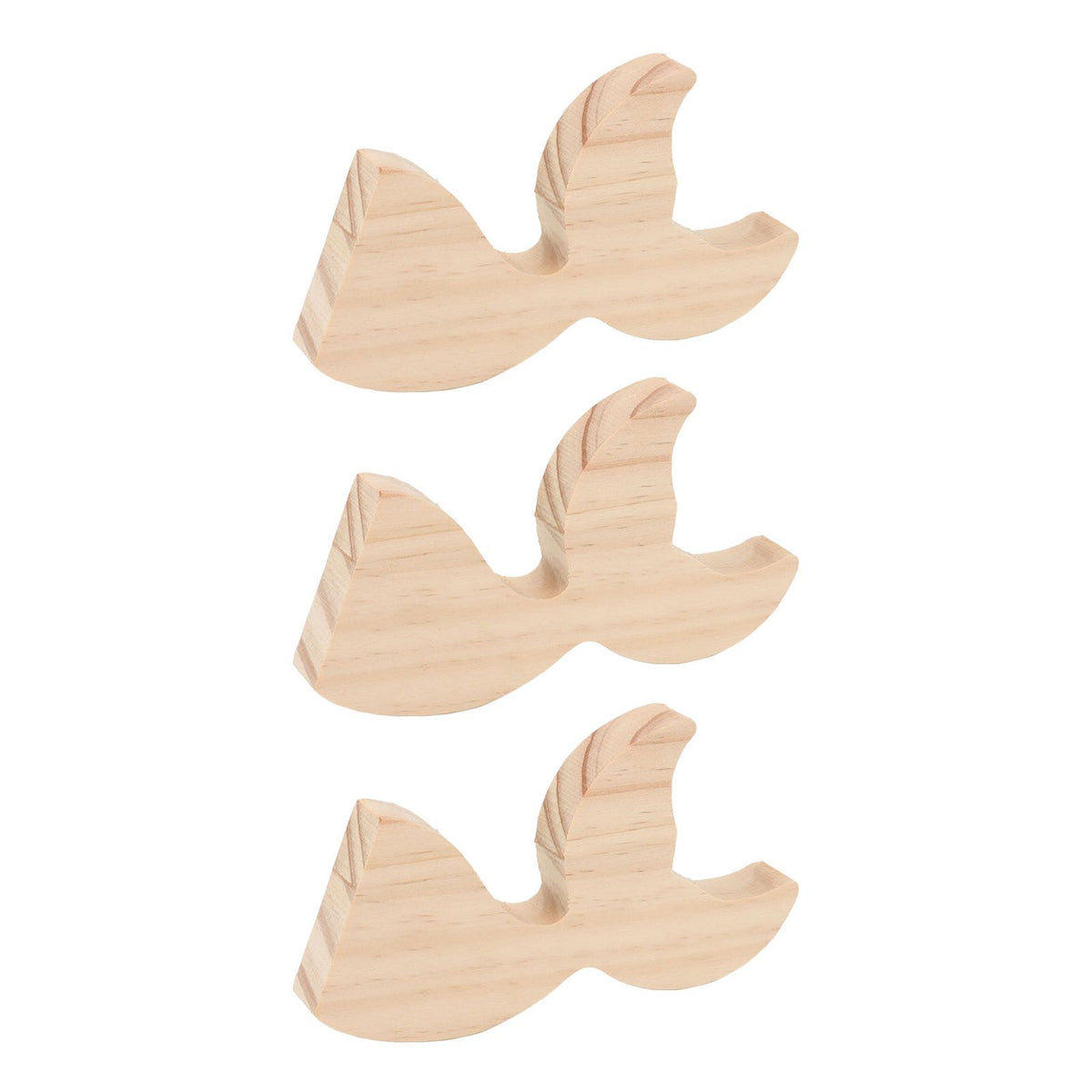 Wooden Whale & Fish Craft Shapes — 3-Piece Set — product image 15