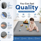 CARLA HOME Foam Play Mat — Grey, 100 × 150 cm — product image 6