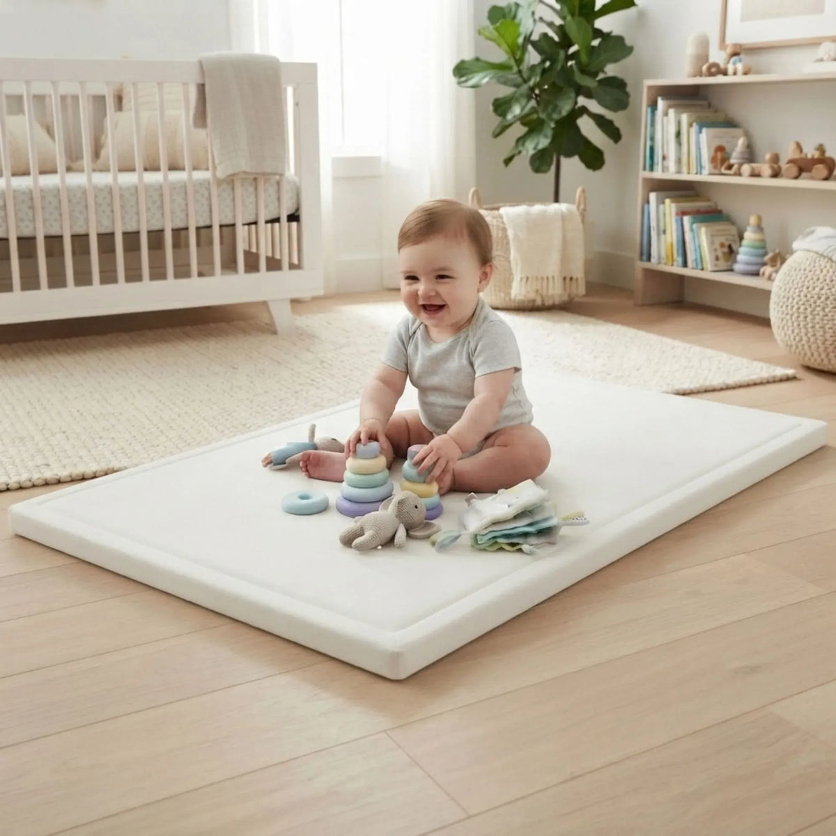 CARLA HOME Foam Play Mat — White, 200 × 300 cm — product image 2