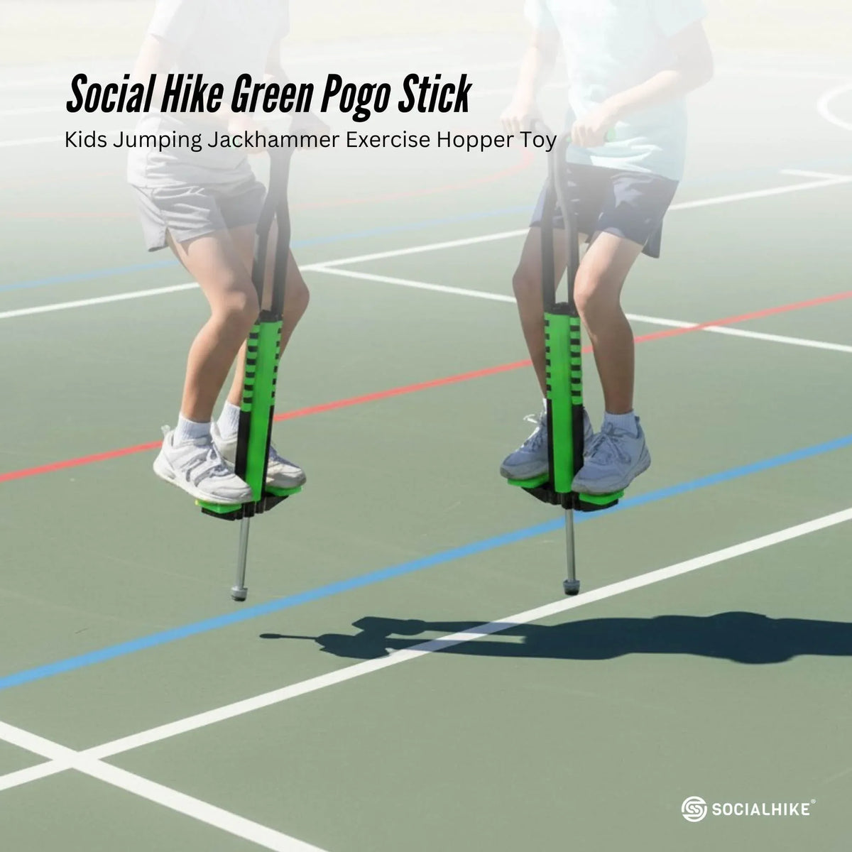 Social Hike Kids' Pogo Stick — Green — product image 2
