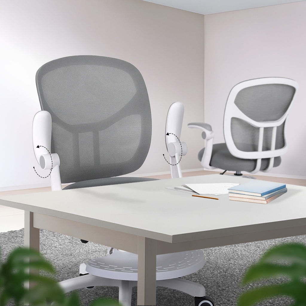 NOVA Kids' Study Chair with Footrest — Grey — product image 7