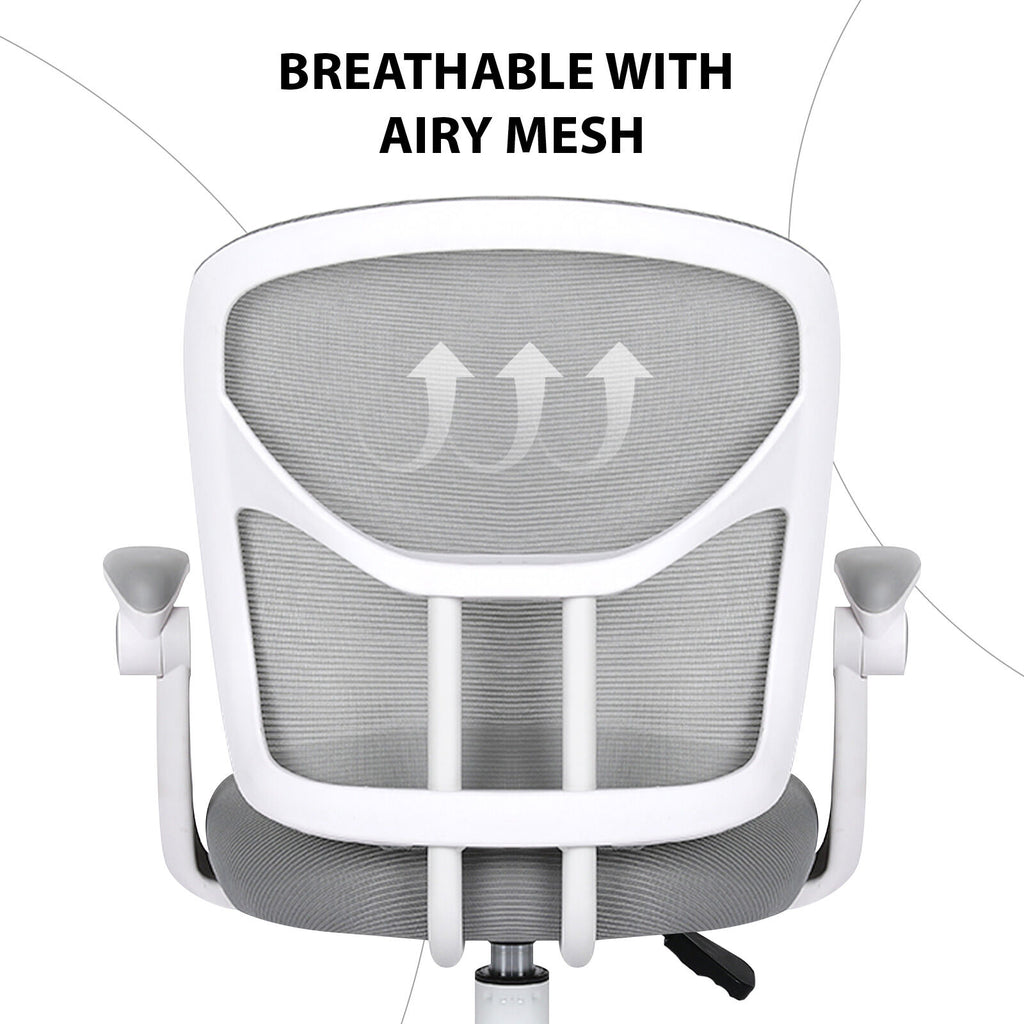 NOVA Kids' Study Chair with Footrest — Grey — product image 8