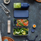 Monbento MB Original Bento Box - Blue Natural — product image 2