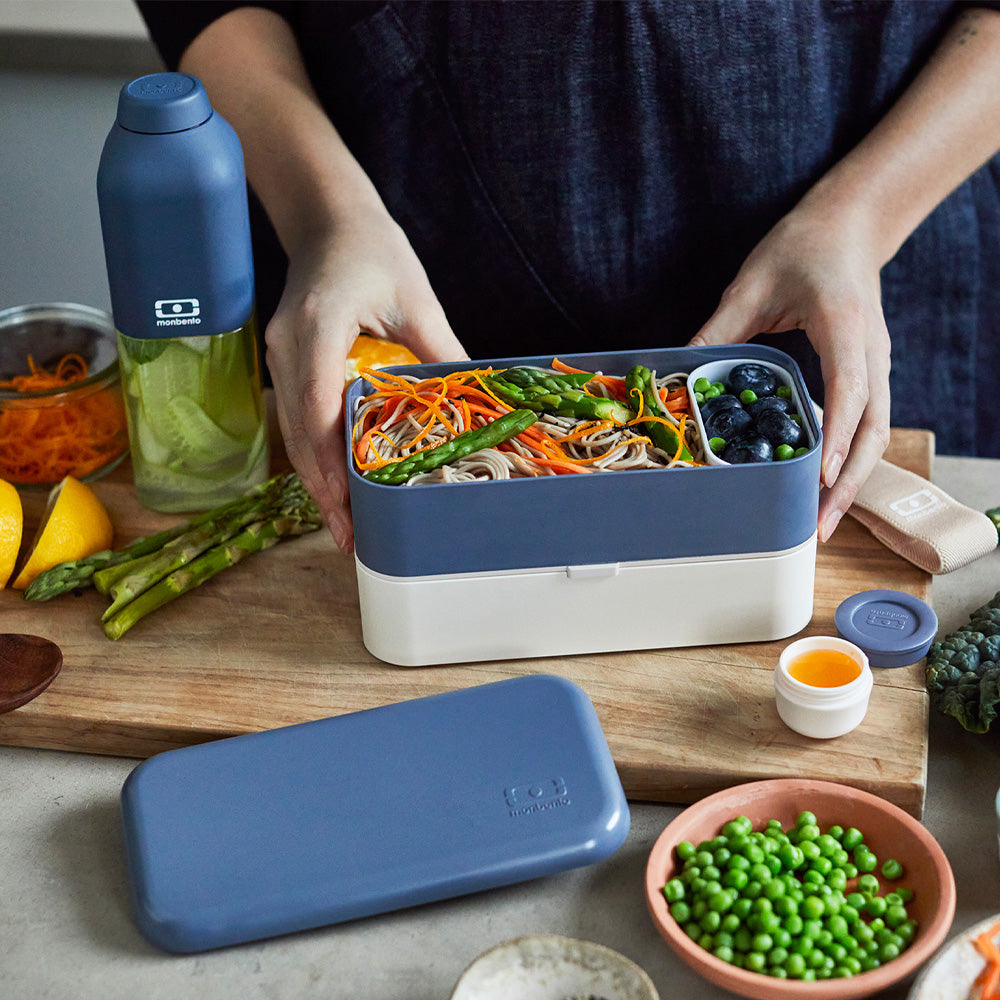 Monbento MB Original Bento Box - Blue Natural — product image 4
