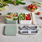Monbento MB Square Bento Box - Bi-Colour Green — product image 2