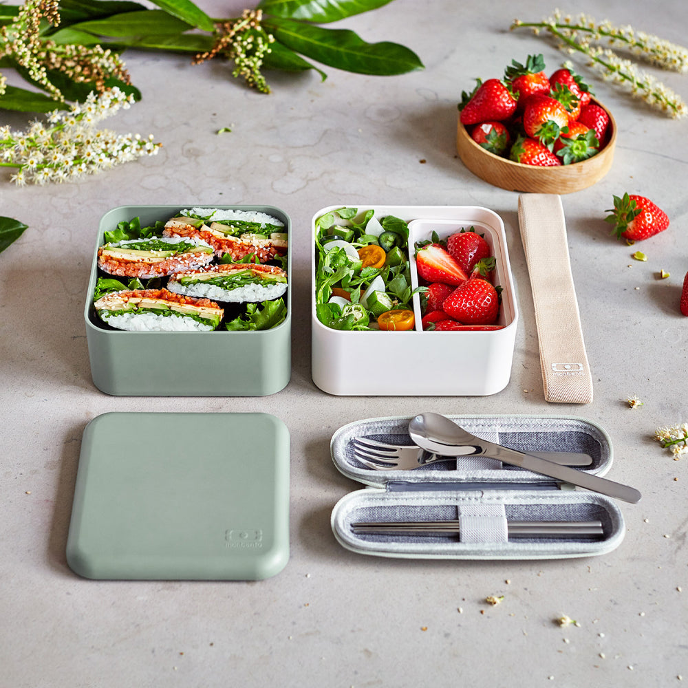 Monbento MB Square Bento Box - Bi-Colour Green — product image 2