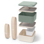 Monbento MB Square Bento Box - Bi-Colour Green — product image 3