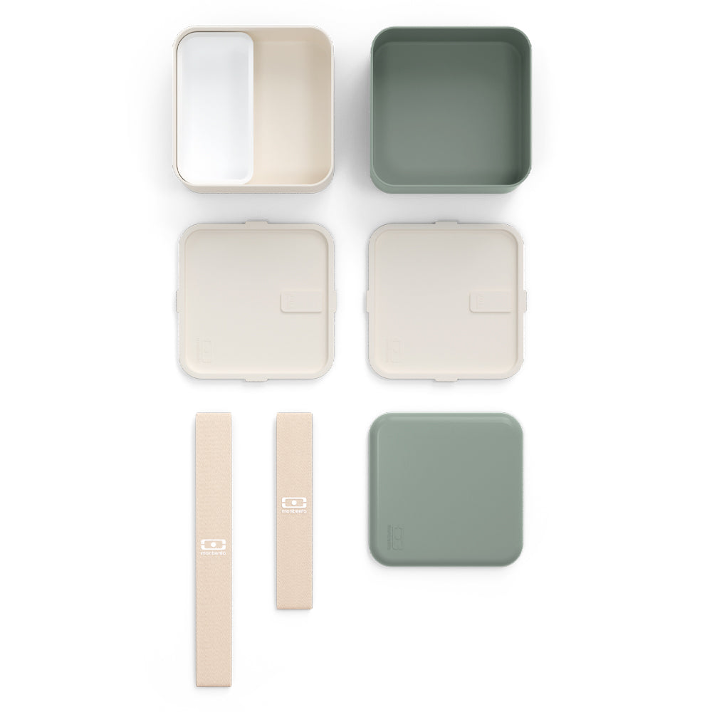 Monbento MB Square Bento Box - Bi-Colour Green — product image 5