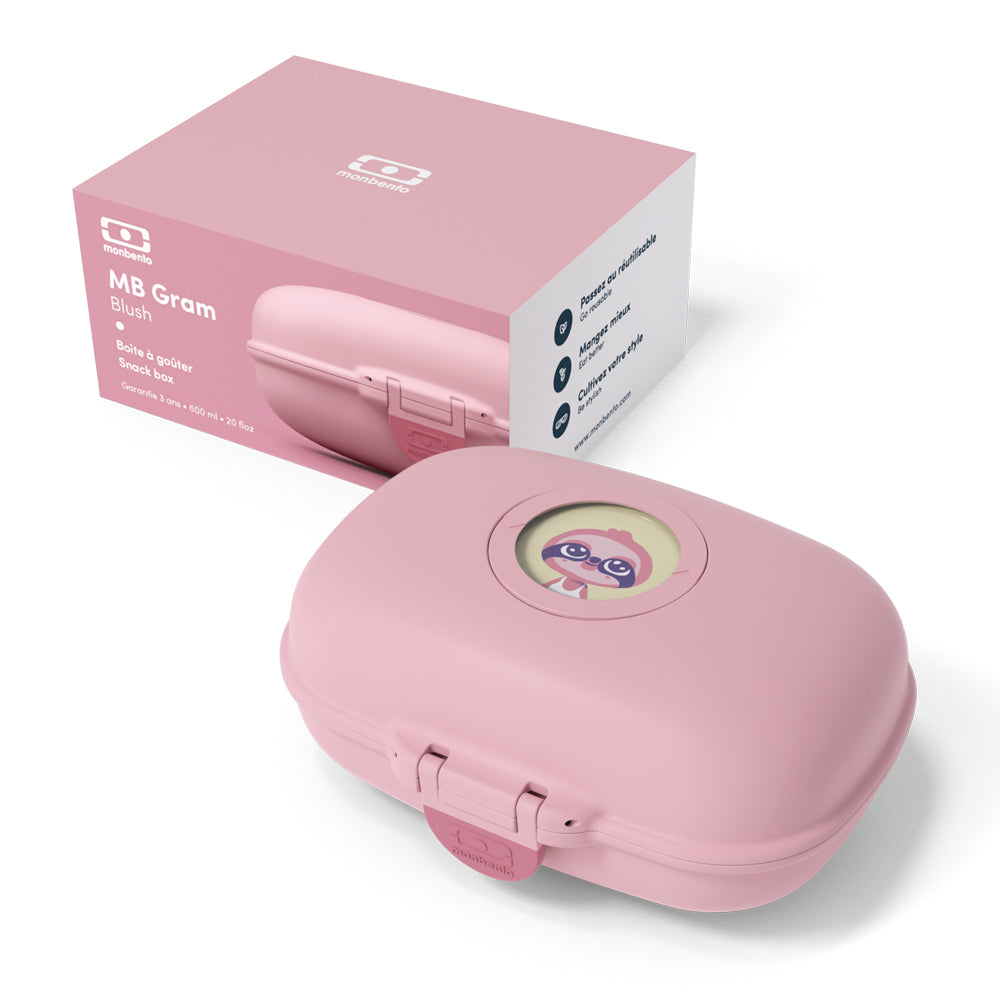 Monbento MB Gram Kids Snack Box - Pink Blush — product image 3