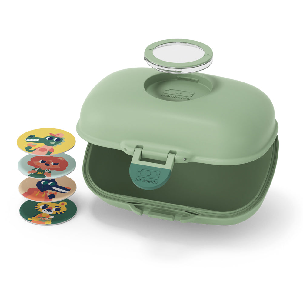 Monbento MB Gram Kids Snack Box - Green Forest — product image 3