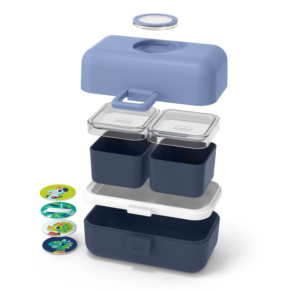Monbento MB Tresor Kids Bento Box - Blue Infinity — product image 3
