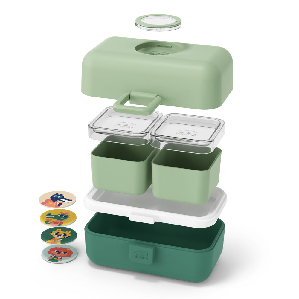 Monbento MB Tresor Kids Bento Box - Green Forest — product image 3