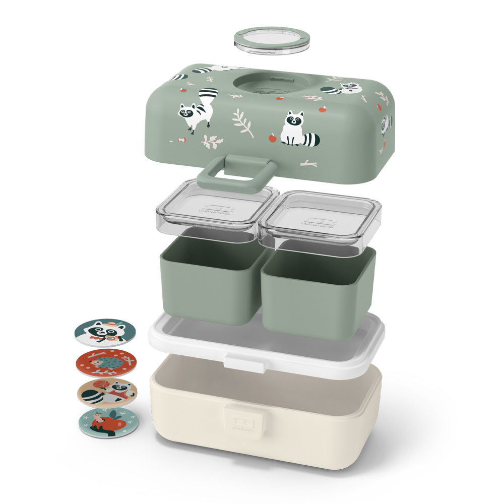 Monbento MB Tresor Kids Bento Box - Raccoon — product image 3