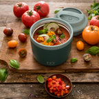 Monbento MB Element Insulated Bento Box - Bi-Colour Green — product image 4