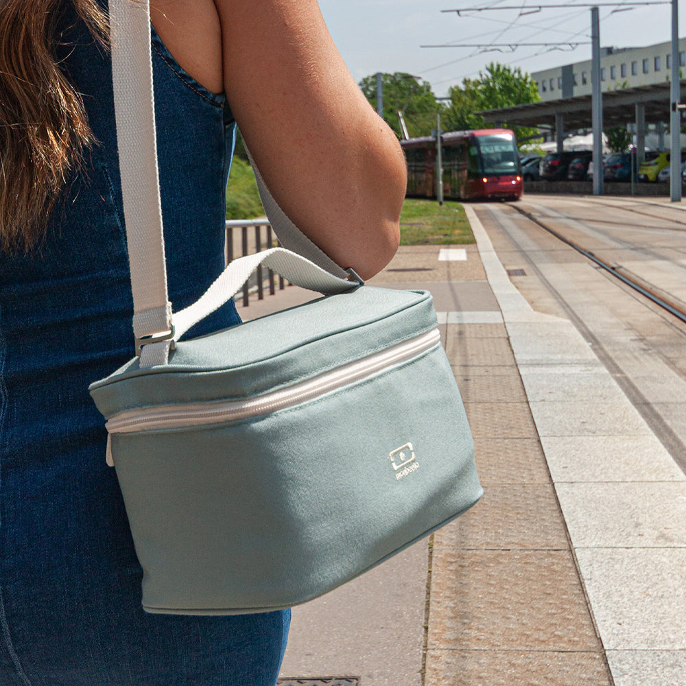 Monbento Arctic Insulated Cooler Lunch Bag - Green Natural — product image 4