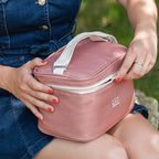 Monbento Arctic Insulated Cooler Lunch Bag - Pink Moka — product image 4