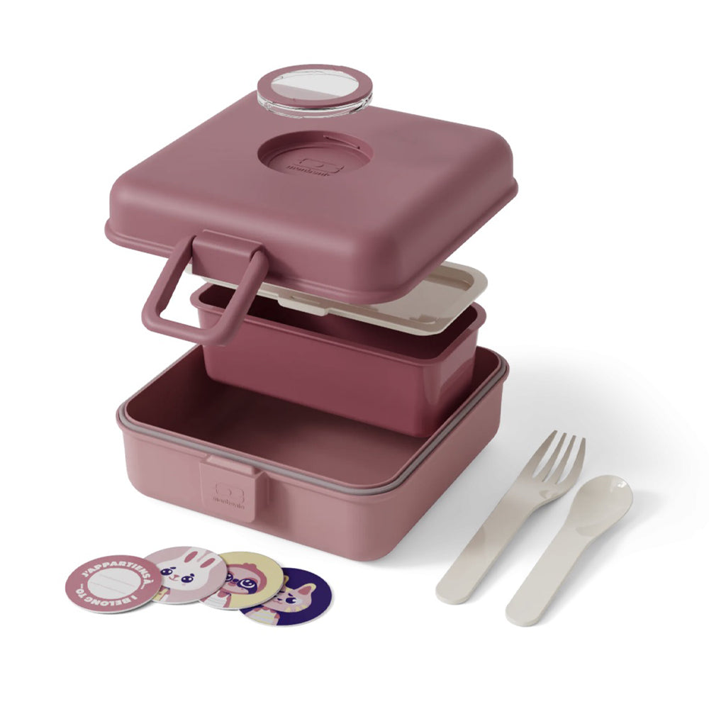 Monbento MB Sandwich Lunch Box Snacky - Pink Blush — product image 2