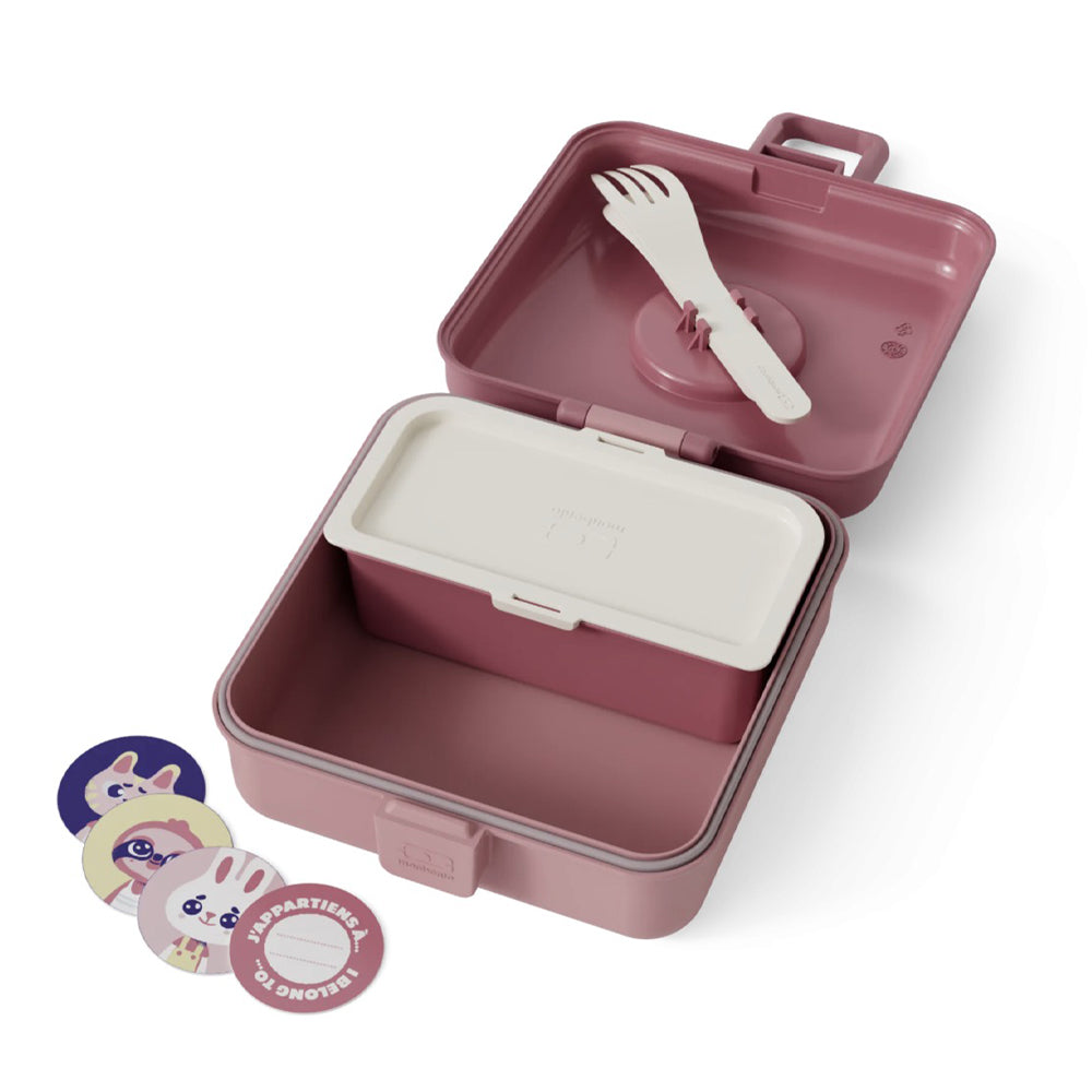 Monbento MB Sandwich Lunch Box Snacky - Pink Blush — product image 3