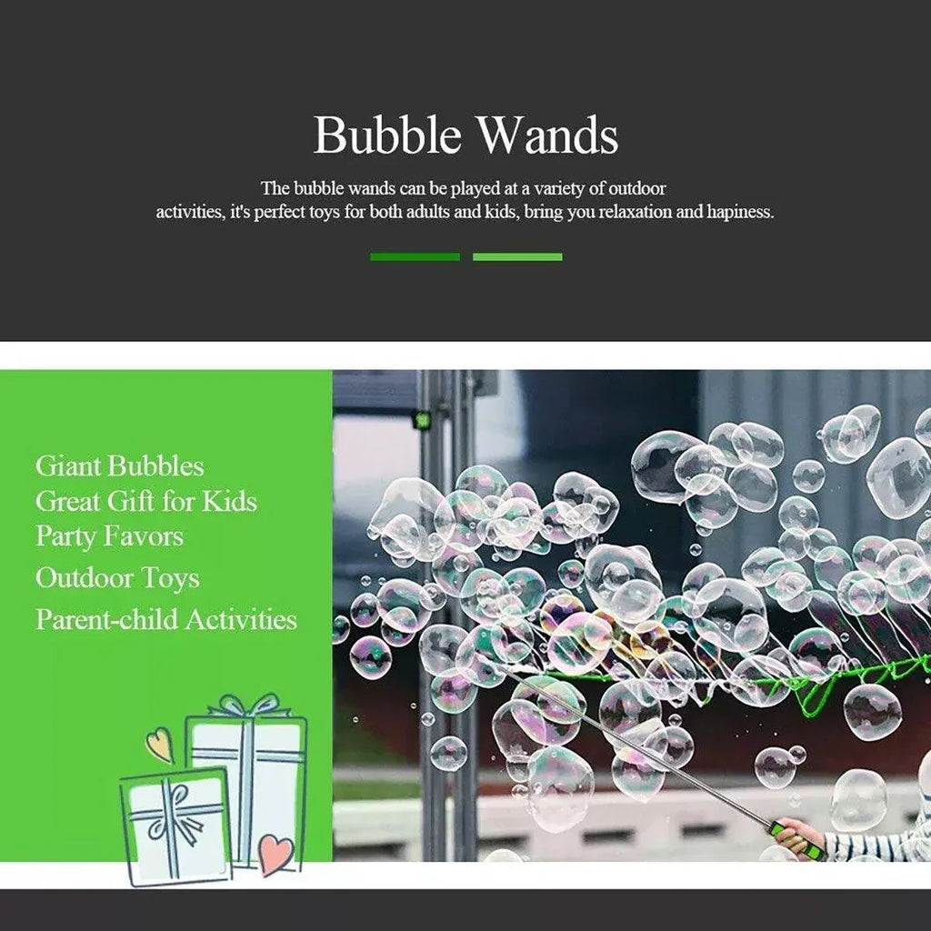 Giant Bubble Rope & Pole Set — Green — product image 10