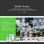 Giant Bubble Rope & Pole Set — Green — product image 10