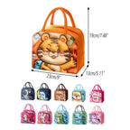 Insulated Tiger Lunch Bag — Orange — product image 4