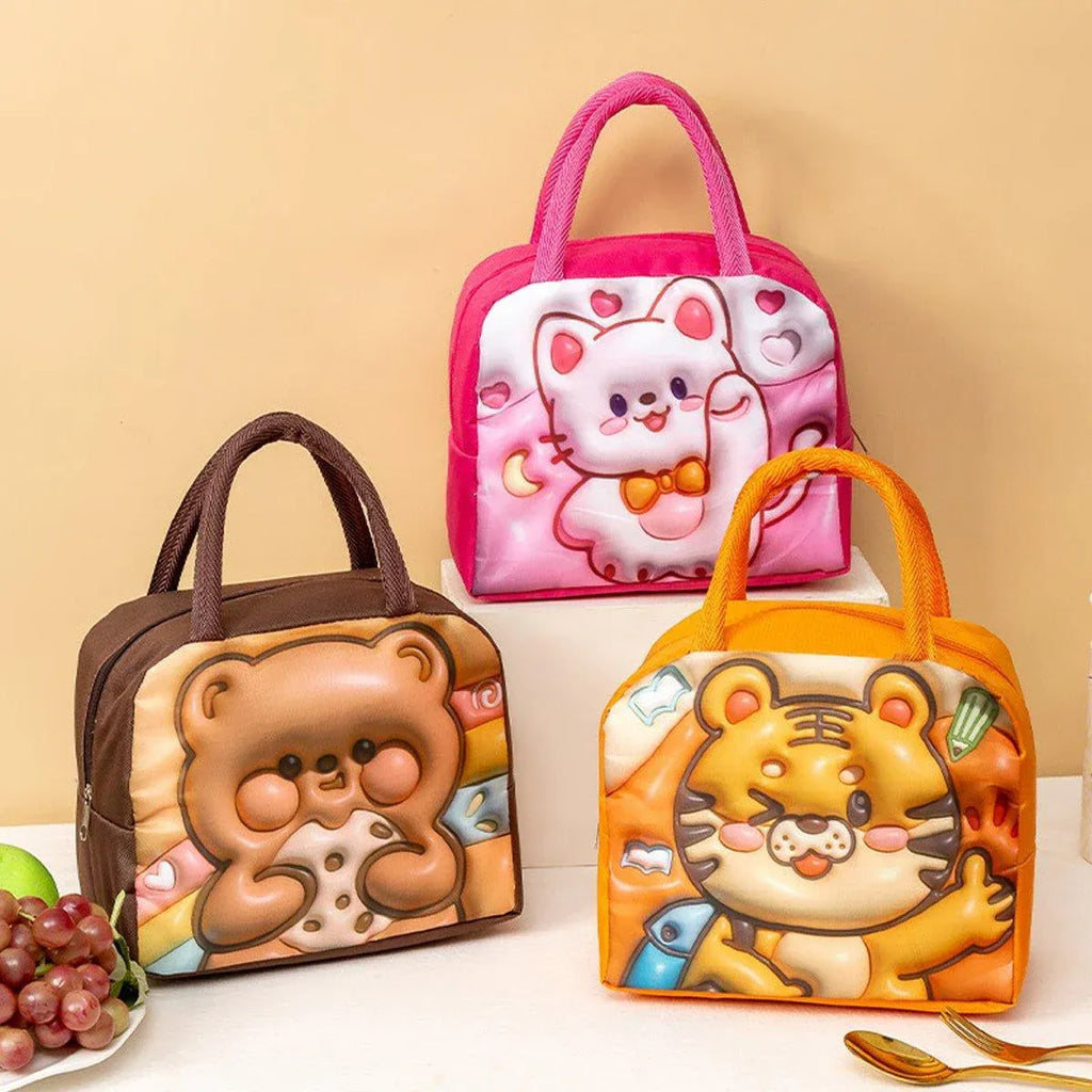 Insulated Tiger Lunch Bag — Orange — product image 13