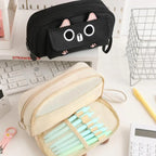 Embroidered Pencil Case — Beige — product image 9