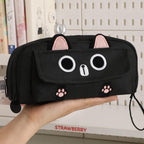 Embroidered Pencil Case — Beige — product image 13