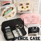 Embroidered Pencil Case — Beige — product image 14