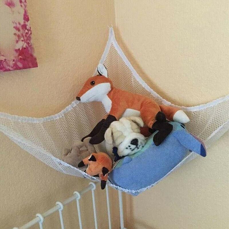 Plush Toy Storage Hammock — White — product image 5