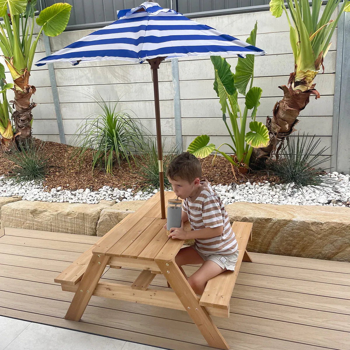 Lifespan Kids Sunrise Sand & Water Table with Umbrella — product image 1