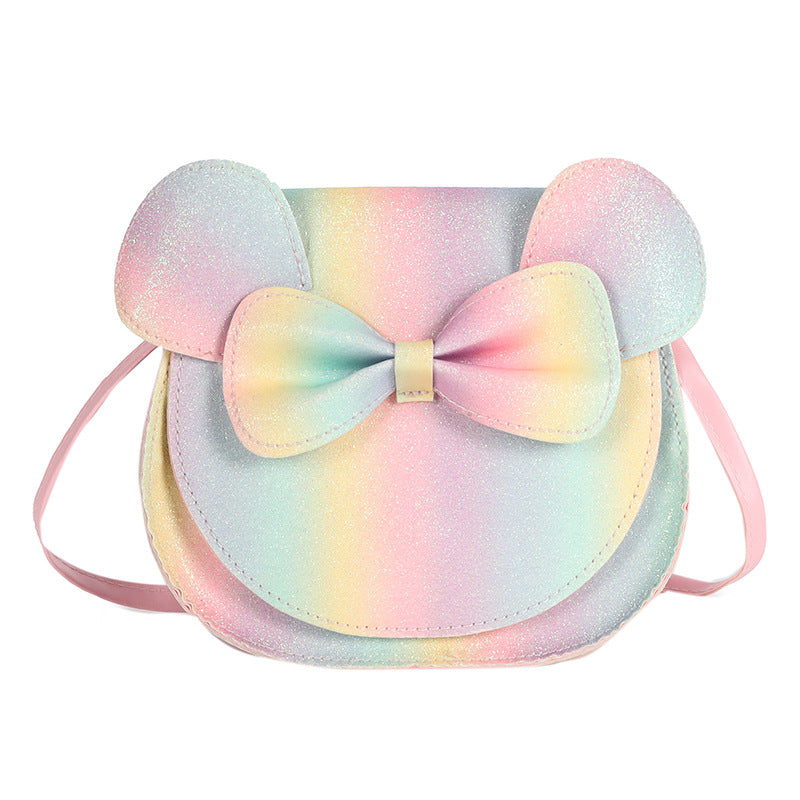 Bow Bear Crossbody Bag — Rainbow, 18 × 17 × 8 cm — product image 1