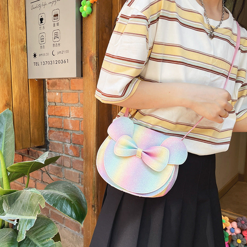 Bow Bear Crossbody Bag — Rainbow, 18 × 17 × 8 cm — product image 2