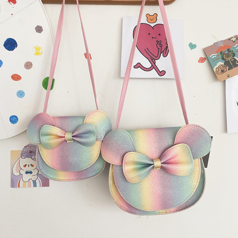 Bow Bear Crossbody Bag — Rainbow, 18 × 17 × 8 cm — product image 3
