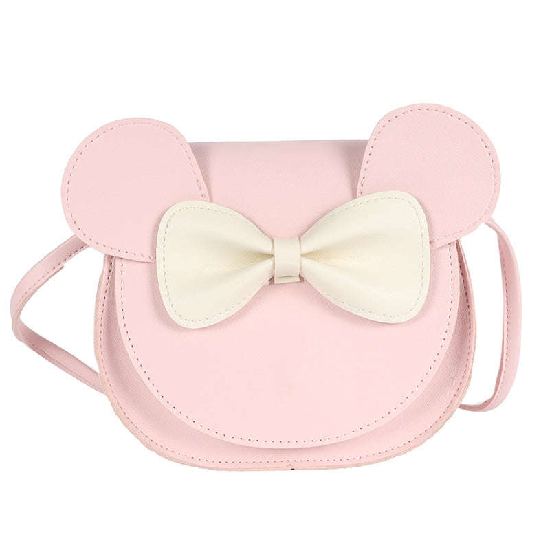 Bow Bear Crossbody Bag — Pink, 13 × 13 × 5 cm — product image 1