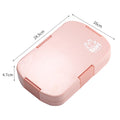 Kids' Compartment Lunch Box — Pink — product image 1