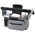 Pram Organiser with Insulated Cup Holders & Wristlet — Grey — product image 1