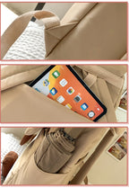 White Lightweight Nylon Waterproof Schoolbag for Children — product image 6