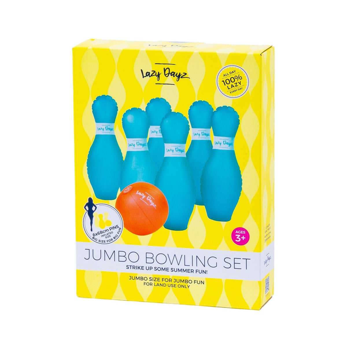Lazy Dayz Inflatable Bowling Set — 7 Pieces — product image 3