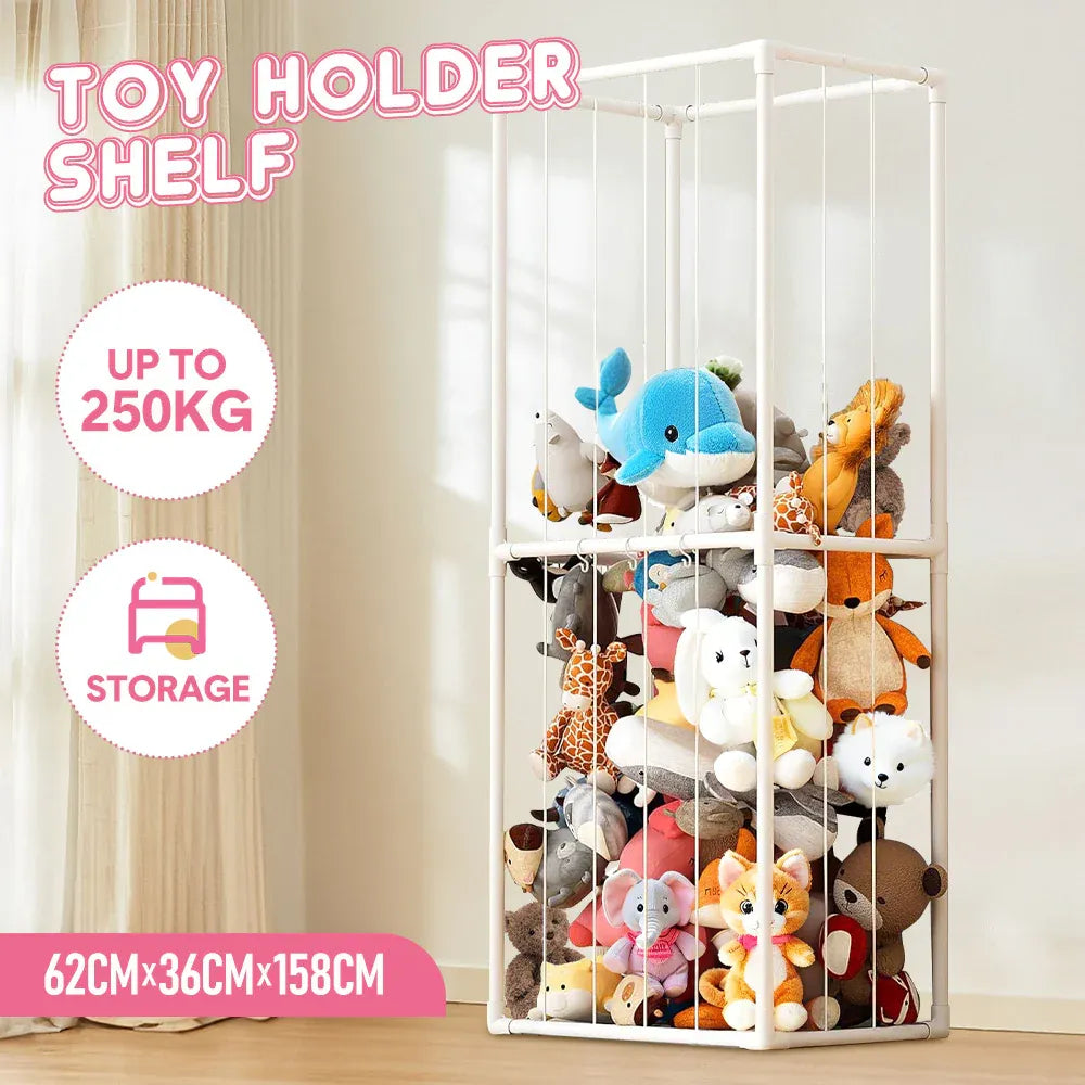 Vertical Stuffed Animal Storage Holder with Elastic Cords — product image 2