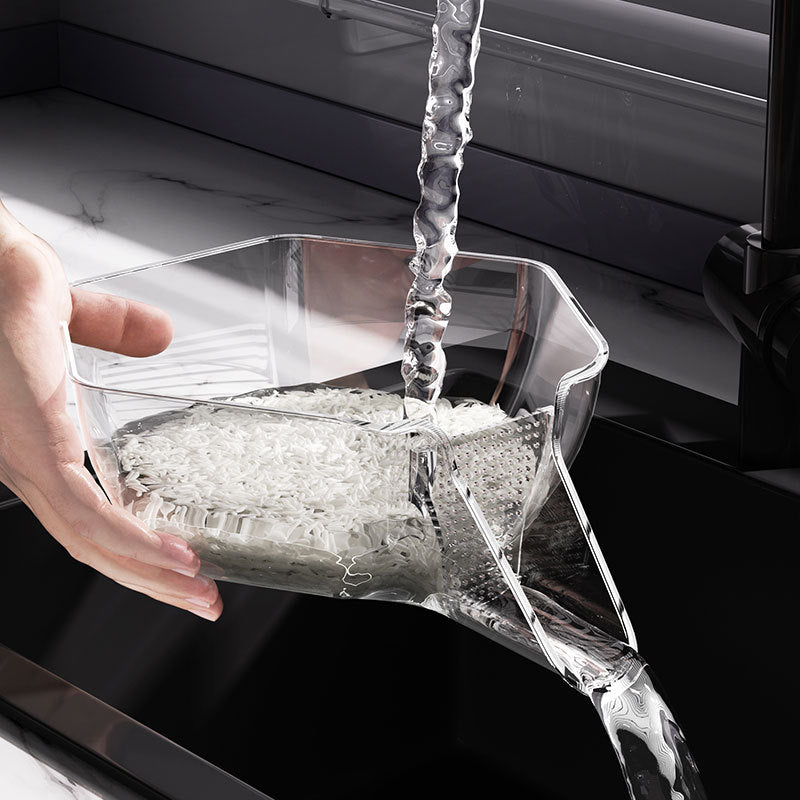 Sink-Side Drain Basket — in-use view