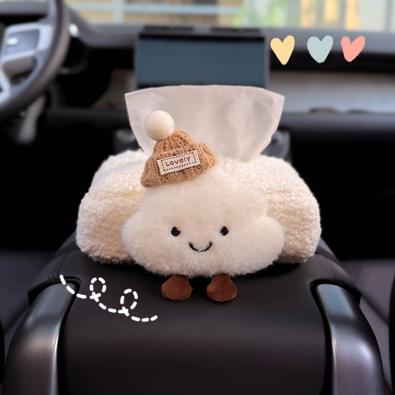 Car console tissue holder hero