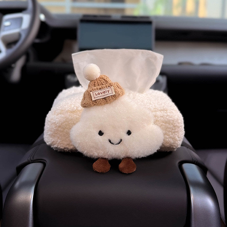 Car tissue holder style options