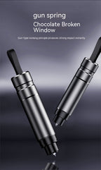 Compact car escape tool size and handling detail