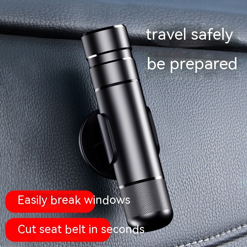 Compact car escape tool feature detail