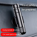 Compact car escape tool feature detail