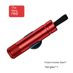 Red compact car escape tool