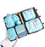 Packing organiser mesh and zip details